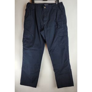 5.11 Tactical Series Mens Size 40X34 Black Cargo Poly Cotton Utility Pants